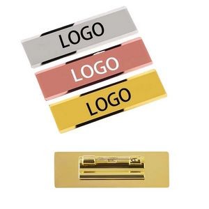 Wearable Name Tags Business Name Tags Metal Name Tags Magnetic Name Tags  1.25x3 Gold Name Tags Logo Name Tags Name Badge 